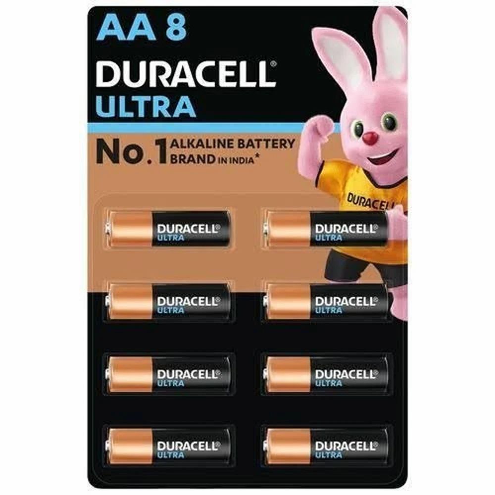 DURACELL AA8 BATTERY ULTRA MRP-480/-